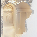 Встраиваемый в стену гипсовый светильник под покраску в античном стиле Antiquity Athena варинант исполнения - 9 | Loft Concept в Перми