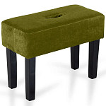 Мягкий  пуф на черных ножках Winton Pouf варинант исполнения - 3 | Loft Concept в Перми