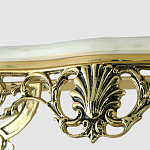 Консоль из бронзы с мраморной столешницей Bronze De Console варинант исполнения - 1 | Loft Concept в Перми