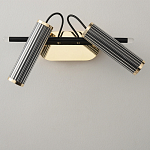 Бра с двумя цилиндрическими плафонами на магнитном креплении Bronze Concert варинант исполнения - 3 | Loft Concept в Перми