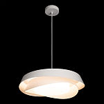 Подвесной светильник круглый белого цвета из металла Vita Cuna варинант исполнения - 4 | Loft Concept в Перми