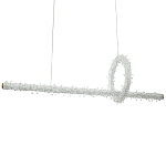 Подвесной линейный светильник Gilbertine Crystals Linear Hanging Lamp варинант исполнения - 1 | Loft Concept в Перми