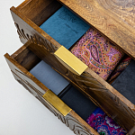 Прикроватная тумба с фактурным фасадом Termite варинант исполнения - 5 | Loft Concept в Перми