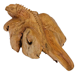 Статуэтка из дерева игуана Animals of the World варинант исполнения - 4 | Loft Concept в Перми