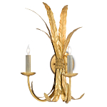 Бра с каркасом в виде пучка золотых перьев Bunch of Feathers варинант исполнения - 2 | Loft Concept в Перми