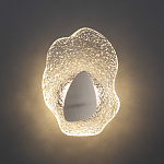 Бра с рельефным волнообразным стеклянным плафоном и вставкой из мрамора Liquid Stone варинант исполнения - 9 | Loft Concept в Перми