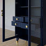 Дизайнерский шкаф витрина Elsa Dreams Blue с 4-мя ящиками варинант исполнения - 8 | Loft Concept в Перми