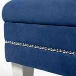 Мягкая банкетка с зоной для хранения Casket Blue варинант исполнения - 3 | Loft Concept в Перми