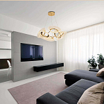 Люстра подвесная с 6-ю круглыми светодиодными лампами Catcher варинант исполнения - 2 | Loft Concept в Перми