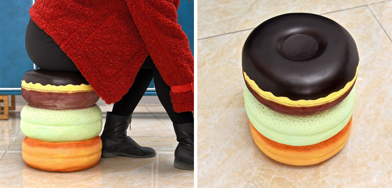 Приставной табурет Пончики Three Donuts Stool Приставной табурет Пончики Three Donuts Stool - Loft-Concept в Перми