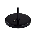 Настольная лампа черного цвета с круглым основанием и длинным прямым плафоном Trumpet tube варинант исполнения - 3 | Loft Concept в Перми