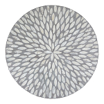 Столик с инкрустацией с перламутровым узором Flower Grey варинант исполнения - 2 | Loft Concept в Перми