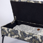 Банкетка с принтом из журавлей Crane варинант исполнения - 5 | Loft Concept в Перми