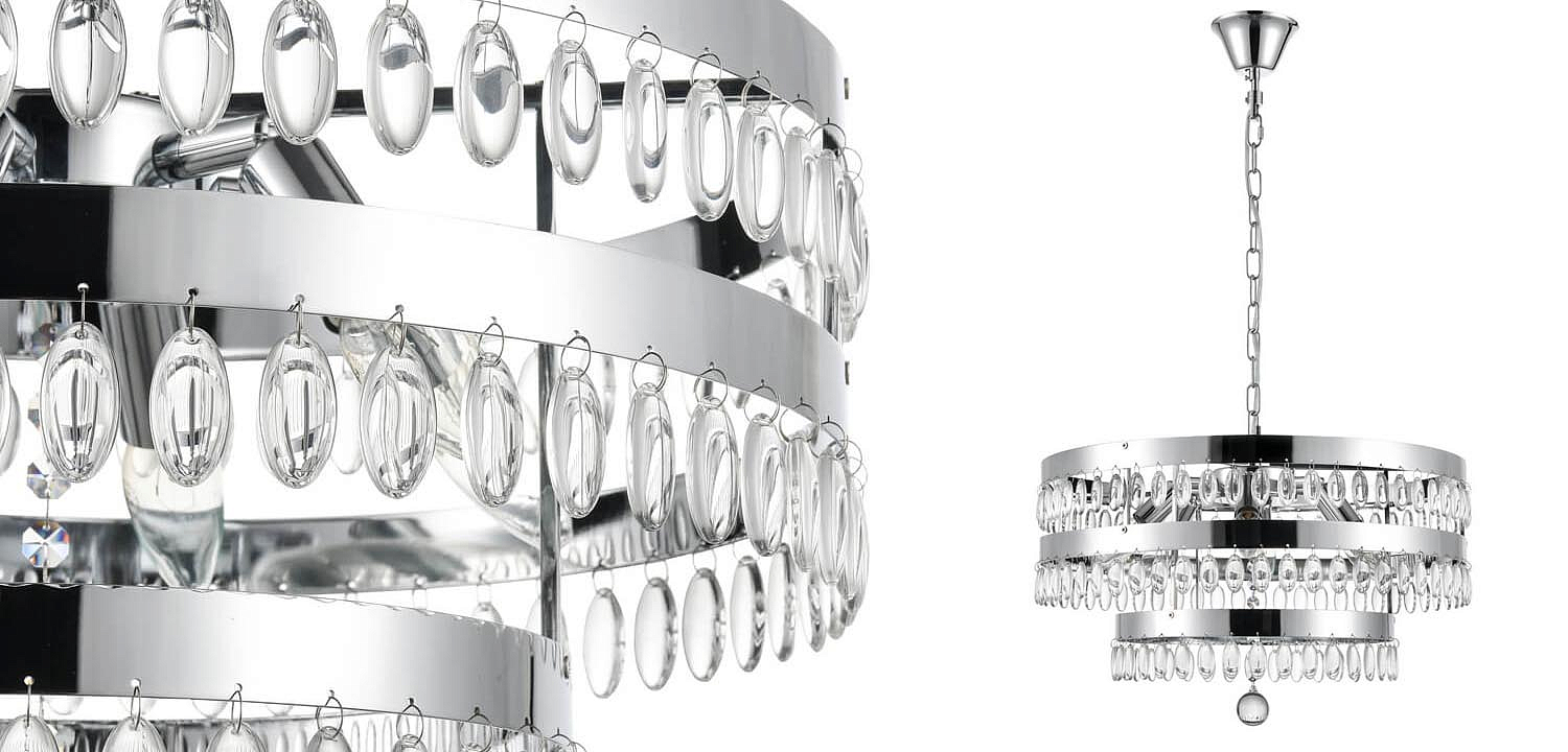 Люстра Oberon Chandelier chrome 50 Люстра Oberon Chandelier chrome 50 - Loft-Concept в Перми