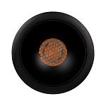 Встраиваемый спот светодиодный круглый черного цвета с углублением Ombra Lux  варинант исполнения - 2 | Loft Concept в Перми