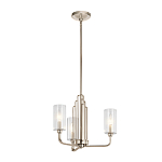  Люстра с прозрачными рифлеными цилиндрическими плафонами Kichler варинант исполнения - 9 | Loft Concept в Перми