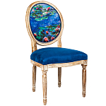 Стул из натурального бука с цветочным принтом Impressionism in Art варинант исполнения - 2 | Loft Concept в Перми