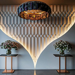 Гипсовая 3D Панель CRYSTAL SYMPHONY A варинант исполнения - 1 | Loft Concept в Перми