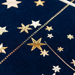 Обои с вышивкой ручной работы Cosmos Original colourway on velvet варинант исполнения - 4 | Loft Concept в Перми