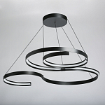 Люстра подвесная светодиодная в виде волнообразной ленты Ribbon Vortex варинант исполнения - 4 | Loft Concept в Перми