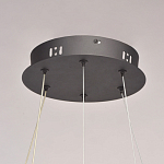 Люстра с двумя кольцами черного цвета с хрустальными элементами QUARTZ CRYSTAL варинант исполнения - 15 | Loft Concept в Перми