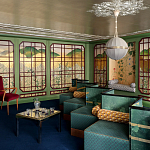 Обои ручная роспись The Plain of Musashi Original colourway on painted Xuan paper with gold ombre варинант исполнения - 1 | Loft Concept в Перми