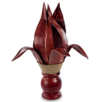 Настольная лампа красная INDONESIAN LAMPS варинант исполнения - 1 | Loft Concept в Перми