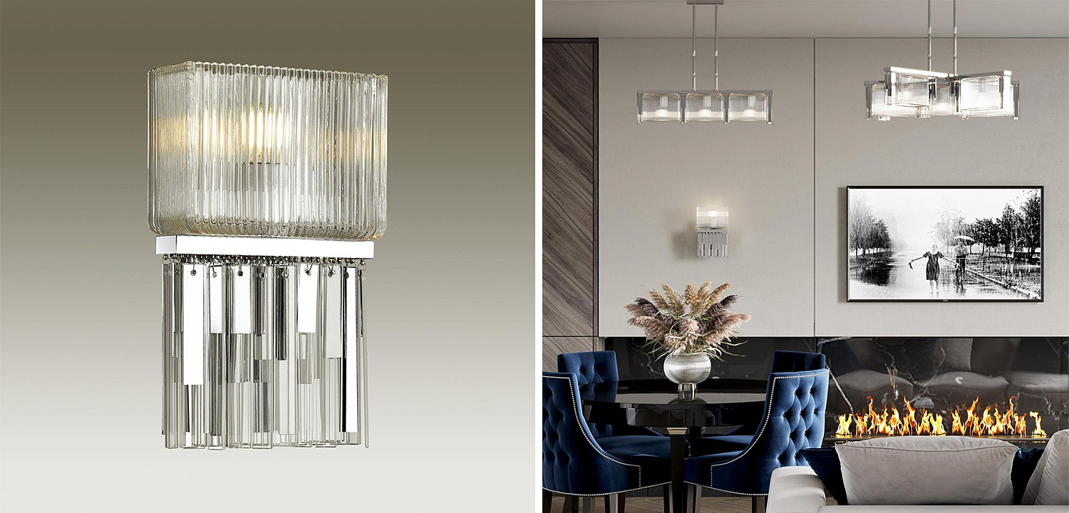 Бра Madelen Chrome Wall Lamp Бра Madelen Chrome Wall Lamp - Loft-Concept в Перми