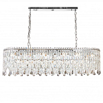 Люстра овальная с хрустальными подвесками Roul Crystal Light варинант исполнения - 5 | Loft Concept в Перми