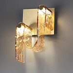 Бра волнистой формы из фактурного стекла Wave варинант исполнения - 7 | Loft Concept в Перми