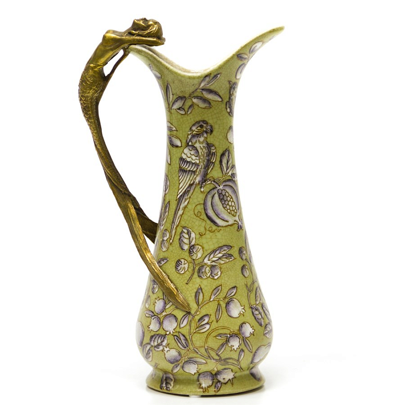 Кувшин Parrot and Fruit Abstraction Желтый Бронза в Перми | Loft Concept 