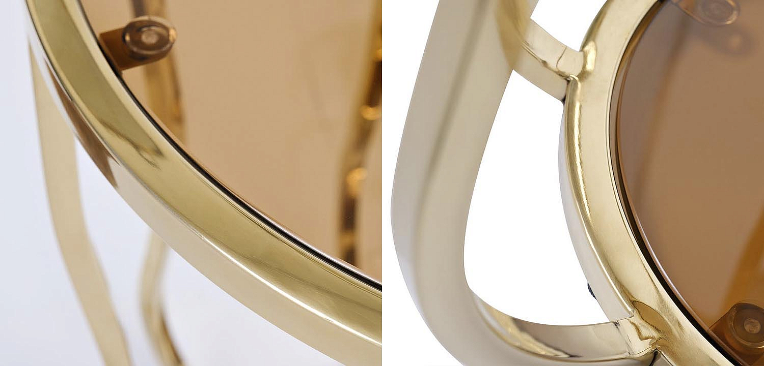 Приставной стол Fedric Side Table gold Приставной стол Fedric Side Table gold - Loft-Concept в Перми