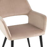 Стул с подлокотниками бежевый NEASAN STOOL варинант исполнения - 6 | Loft Concept в Перми