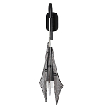 Бра черного цвета с плафоном из рельефного стекла Glass Pod варинант исполнения - 7 | Loft Concept в Перми