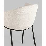 Стул Brace букле белый варинант исполнения - 3 | Loft Concept в Перми