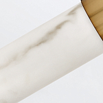 Бра для ванных комнат вертикальное с вытянутым плафоном из алебастра Hinkley варинант исполнения - 6 | Loft Concept в Перми