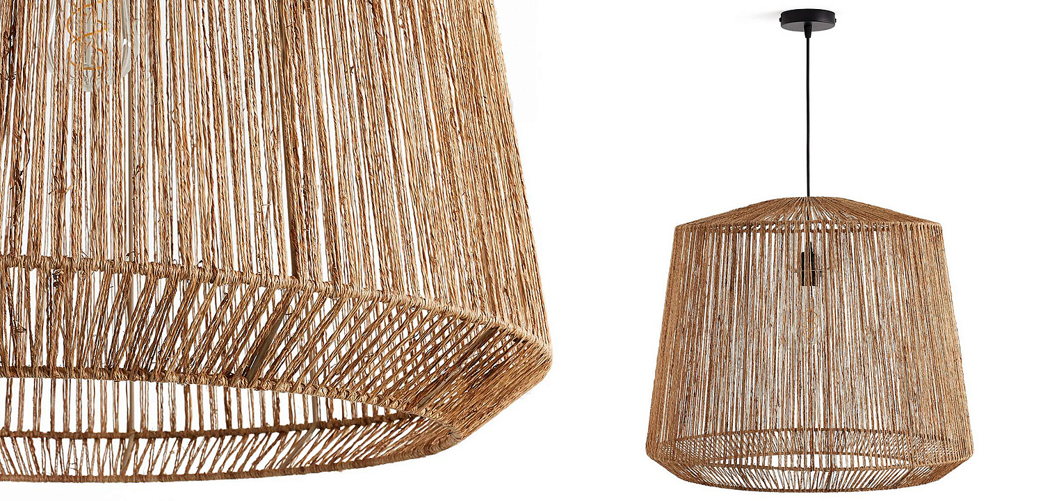 Подвесной светильник Signe Wicker Hemp Beige 59 Подвесной светильник Signe Wicker Hemp Beige 59 - Loft-Concept в Перми