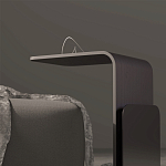 Stolik 90 Журнальный столик из шпона ясеня с чёрной эмалью варинант исполнения - 1 | Loft Concept в Перми