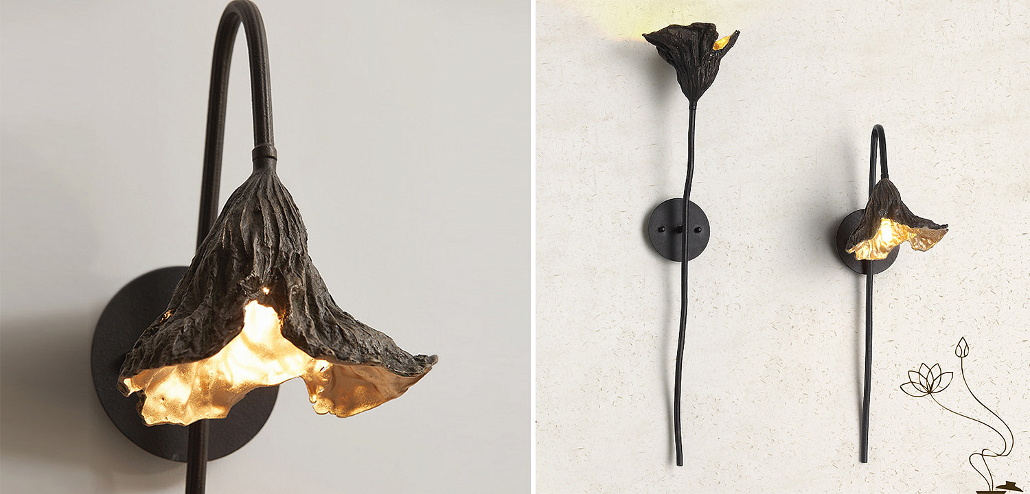Настенный светильник Увядший Лотос Withering Lotus Lamp I Настенный светильник Увядший Лотос Withering Lotus Lamp I - Loft-Concept в Перми