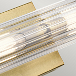 Бра горизонтальное с рифленым стеклянным плафоном Kichler варинант исполнения - 3 | Loft Concept в Перми