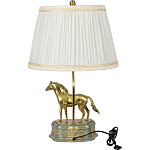 Настольная лампа из фарфора Лошадь Frodi варинант исполнения - 2 | Loft Concept в Перми