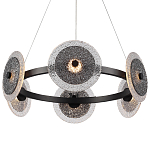 Люстра с плафонами из фактурного двойного стекла Heterochromia варинант исполнения - 2 | Loft Concept в Перми