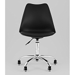 Офисный стул на металлическом основании EGGERY Black пластик варинант исполнения - 5 | Loft Concept в Перми