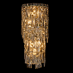 Бра с каскадом из прозрачного хрусталя и корпусом золотого цвета Constant Sparks варинант исполнения - 1 | Loft Concept в Перми