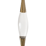 Подвесной светильник с хрустальным плафоном и бронзовым основанием Renee Glass Drops  варинант исполнения - 4 | Loft Concept в Перми