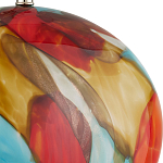 Настольная лампа разноцветная с овальным тканевым абажуром Abstraction варинант исполнения - 1 | Loft Concept в Перми