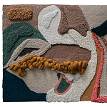 Тканый вручную текстильный гобелен Orchid варинант исполнения - 3 | Loft Concept в Перми