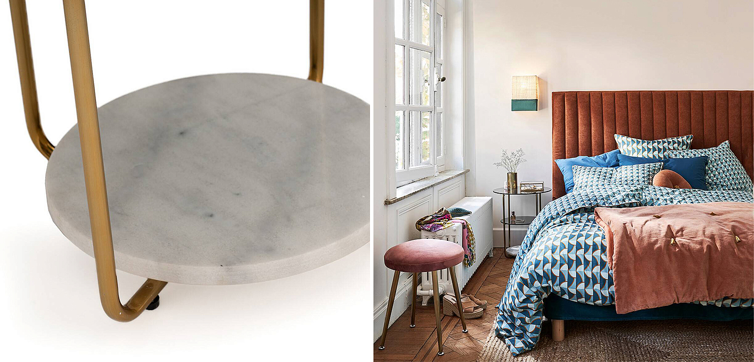 Приставной стол White Marble Приставной стол White Marble - Loft-Concept в Перми