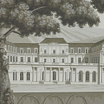 Обои ручная роспись Monuments of Paris Eau Forte on scenic paper варинант исполнения - 3 | Loft Concept в Перми