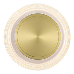 Бра круглое золото/прозрачный Plumpness LED 7 варинант исполнения - 3 | Loft Concept в Перми